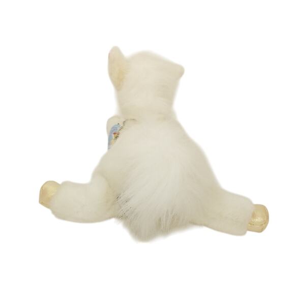 Aurora Shimmer Unicorn Cream Plush Stuffed Animal Toy Glitter Fur NO Sound - Picture 3 of 11